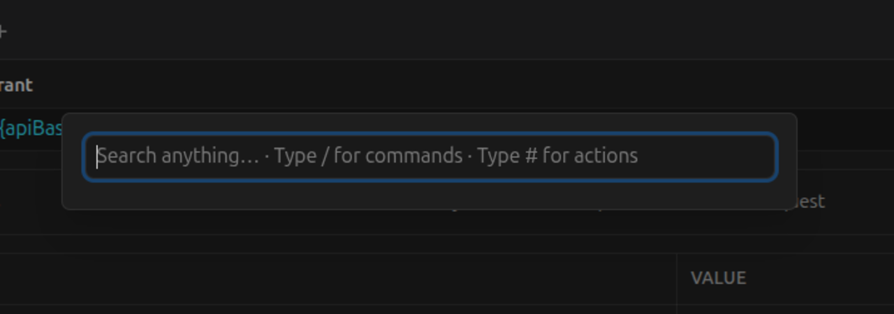 Action Menu Default