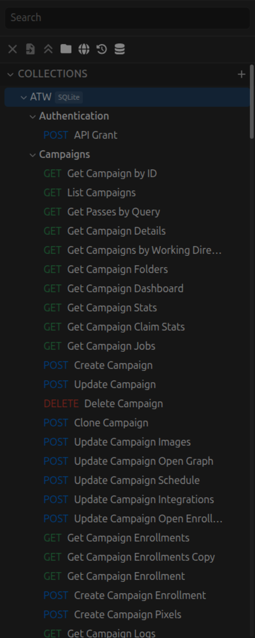 Expand and select collections